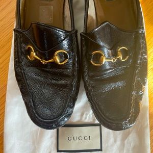 Gucci Horsebit Patent Leather Loafer